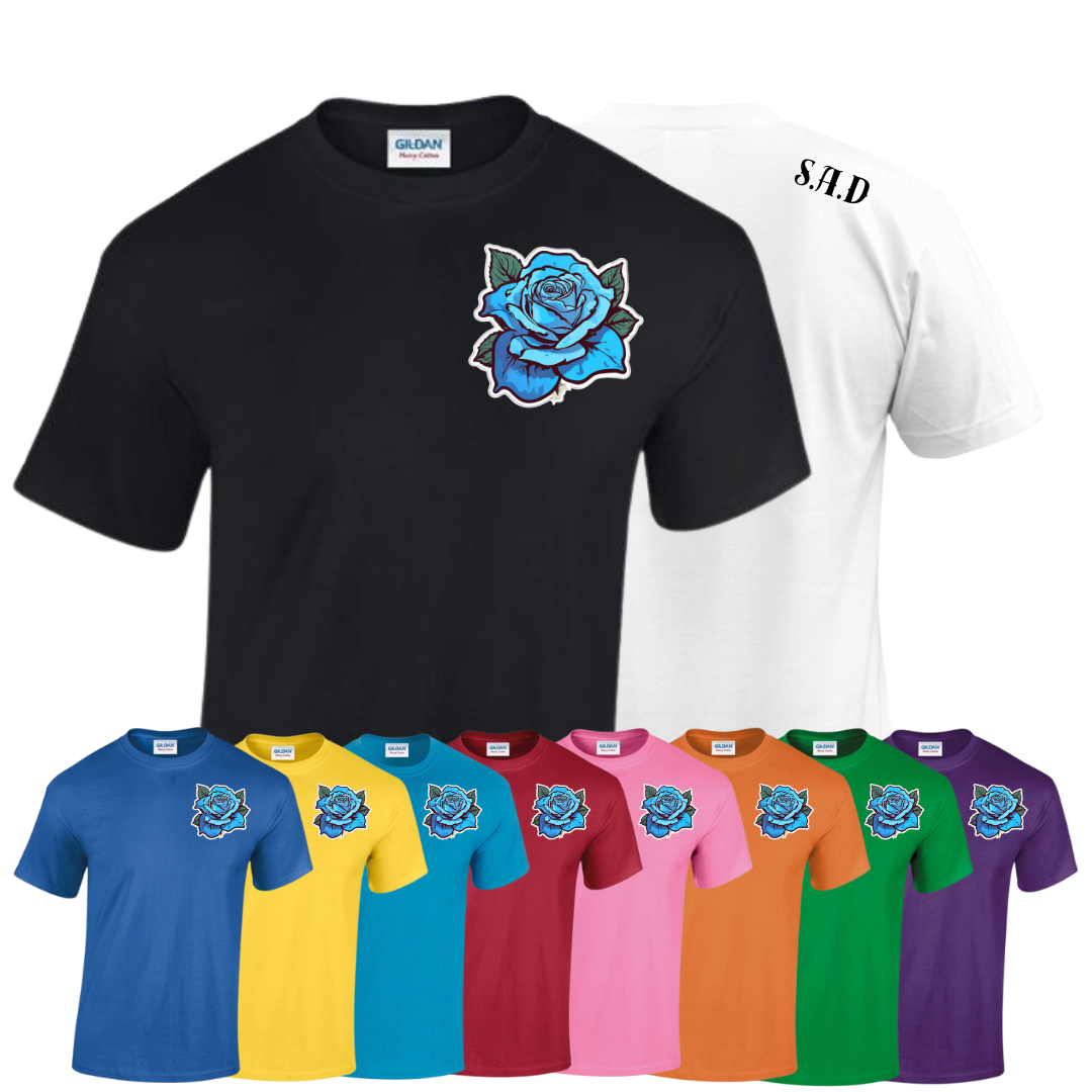 Blue S.A.D Rose T-Shirt