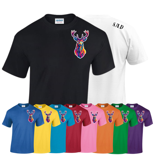 Multi Colour S.A.D Stag T-Shirt