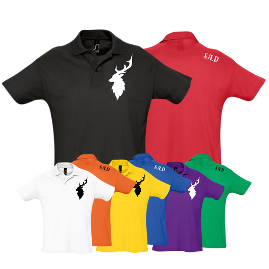 S.A.D Stag Golf Polos