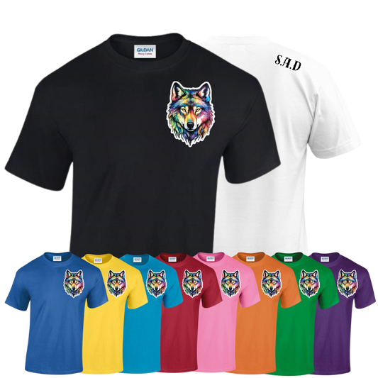 S.A.D Watercolour Wolf T-Shirt