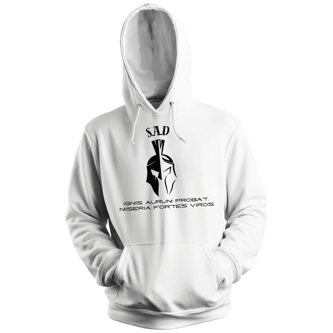 S.A.D "Fire Tests Gold, Adversity Tests Strong Men" Hoodie